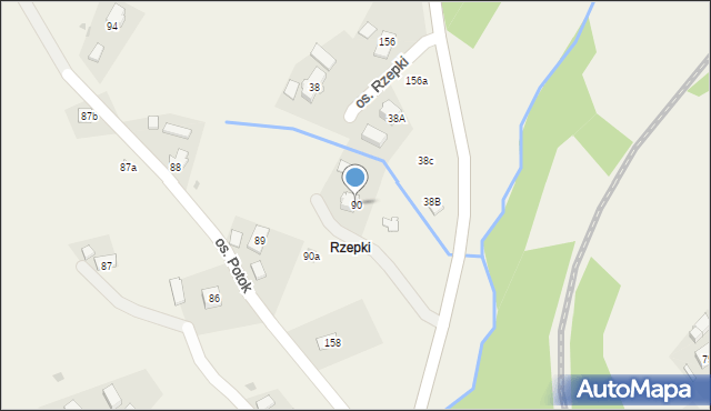 Kurów, Kurów, 90, mapa Kurów