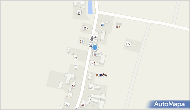 Kurów, Kurów, 46, mapa Kurów