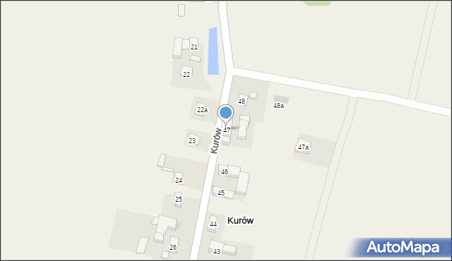 Kurów, Kurów, 47, mapa Kurów