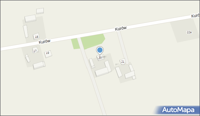 Kurów, Kurów, 20, mapa Kurów