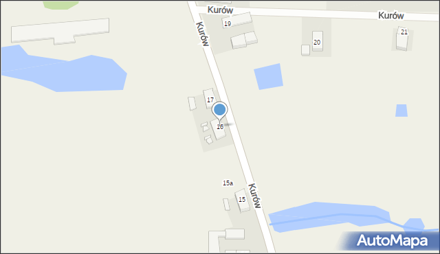 Kurów, Kurów, 16, mapa Kurów