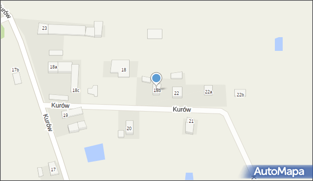 Kurów, Kurów, 18b, mapa Kurów