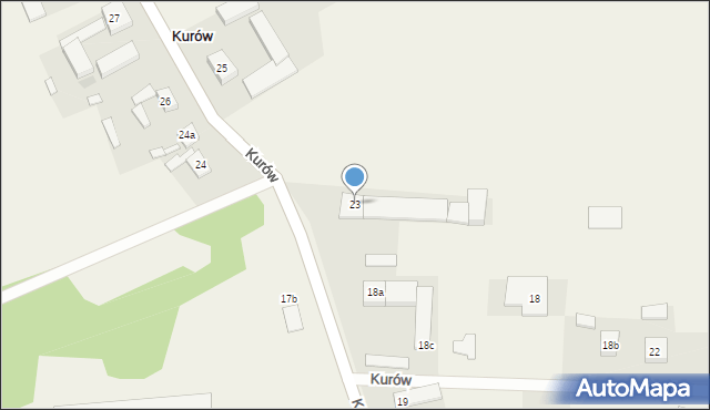 Kurów, Kurów, 23, mapa Kurów