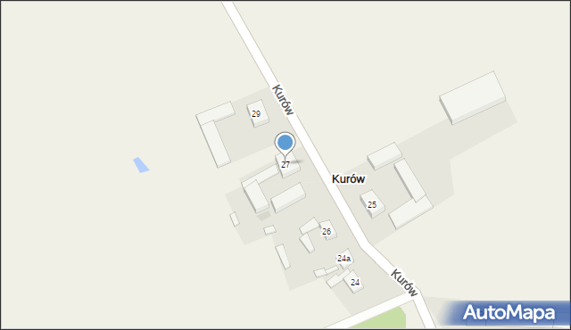 Kurów, Kurów, 27, mapa Kurów