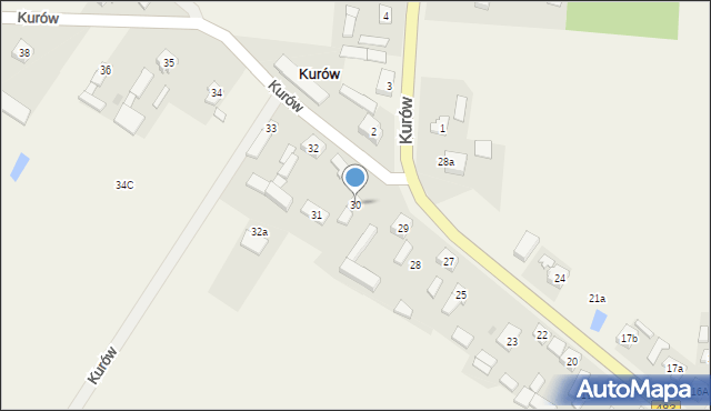 Kurów, Kurów, 30, mapa Kurów