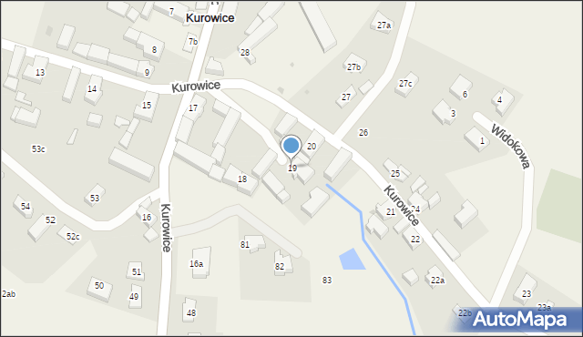 Kurowice, Kurowice, 19, mapa Kurowice