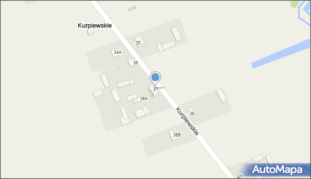 Kurpiewskie, Kurpiewskie, 37, mapa Kurpiewskie