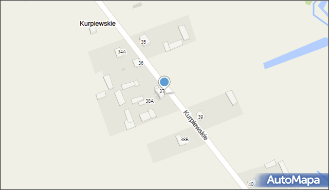 Kurpiewskie, Kurpiewskie, 38, mapa Kurpiewskie