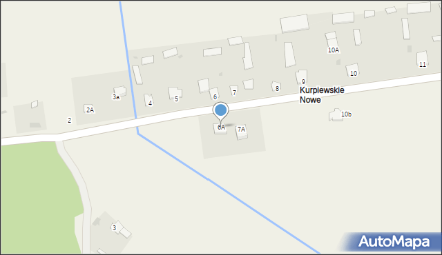 Kurpiewskie, Kurpiewskie, 6A, mapa Kurpiewskie