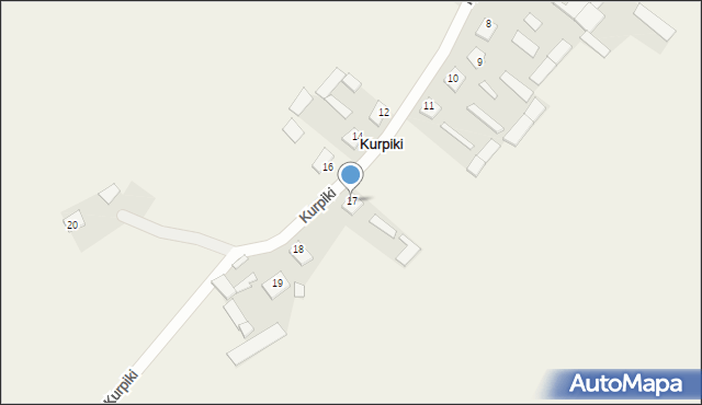 Kurpiki, Kurpiki, 17, mapa Kurpiki