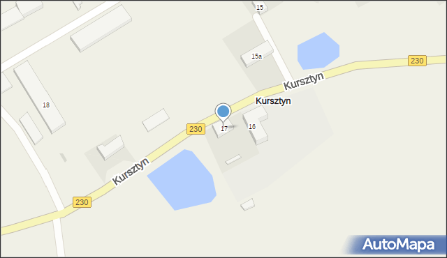 Kursztyn, Kursztyn, 17, mapa Kursztyn