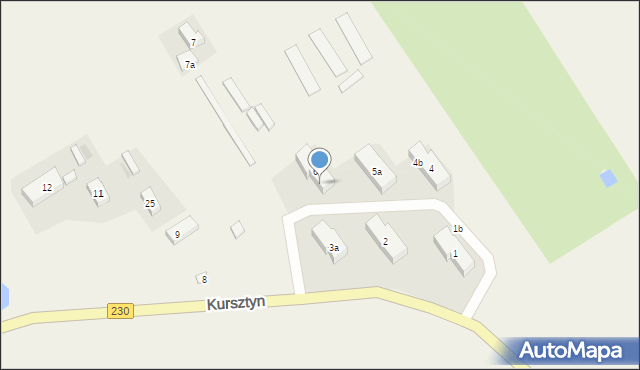 Kursztyn, Kursztyn, 6a, mapa Kursztyn