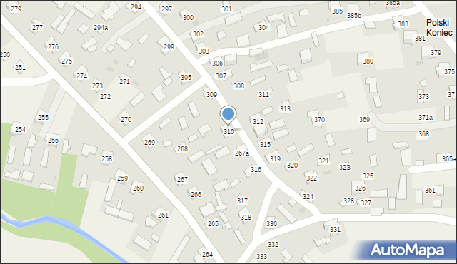 Kuryłówka, Kuryłówka, 310, mapa Kuryłówka