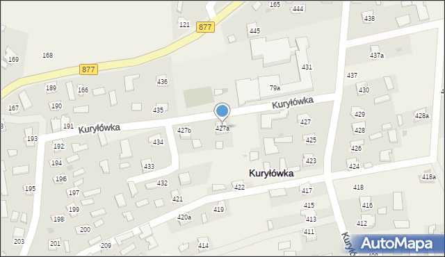 Kuryłówka, Kuryłówka, 427a, mapa Kuryłówka