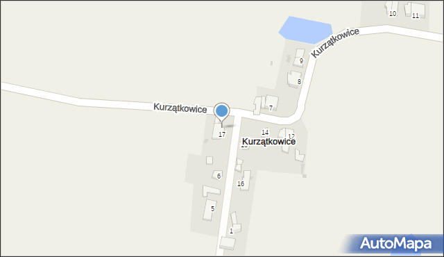 Kurzątkowice, Kurzątkowice, 18, mapa Kurzątkowice