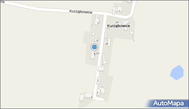 Kurzątkowice, Kurzątkowice, 5, mapa Kurzątkowice