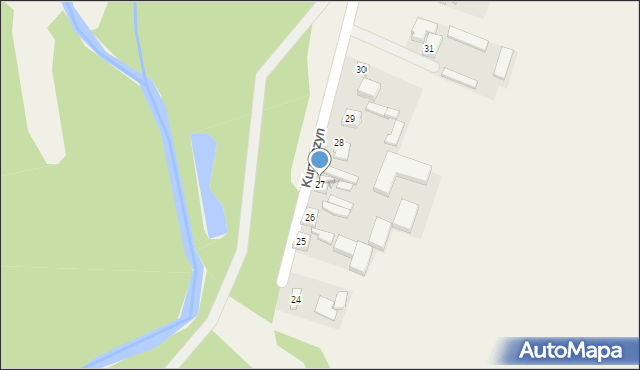 Kurzeszyn, Kurzeszyn, 27, mapa Kurzeszyn