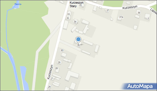 Kurzeszyn, Kurzeszyn, 31, mapa Kurzeszyn