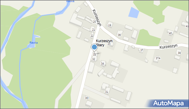 Kurzeszyn, Kurzeszyn, 33, mapa Kurzeszyn