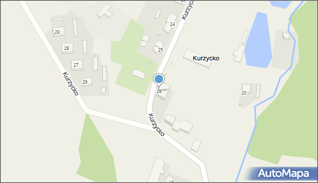 Kurzycko, Kurzycko, 19, mapa Kurzycko