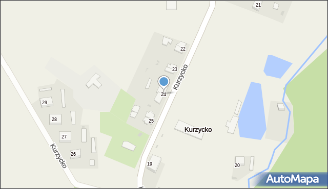 Kurzycko, Kurzycko, 24, mapa Kurzycko