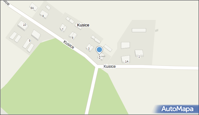 Kusice, Kusice, 2, mapa Kusice