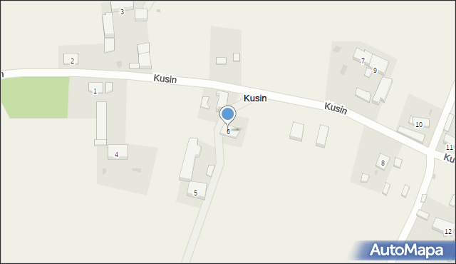 Kusin, Kusin, 6, mapa Kusin