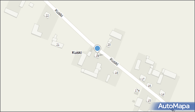 Kuski, Kuski, 19, mapa Kuski