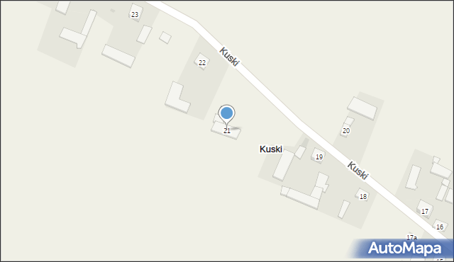 Kuski, Kuski, 21, mapa Kuski