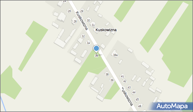 Kuskowizna, Kuskowizna, 35, mapa Kuskowizna