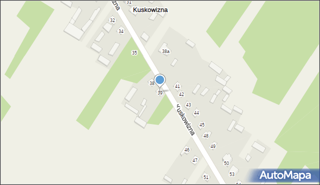 Kuskowizna, Kuskowizna, 39, mapa Kuskowizna