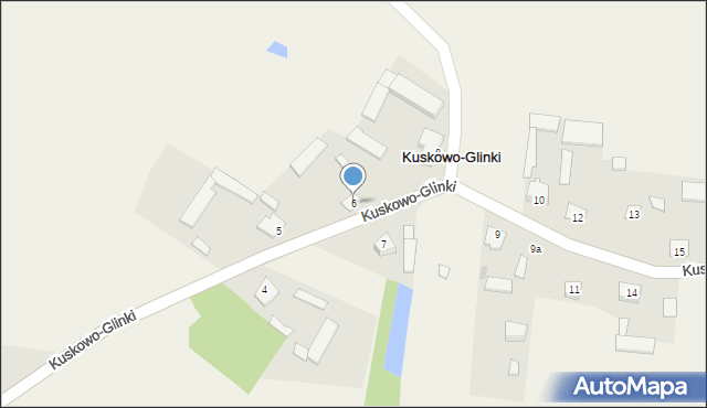 Kuskowo-Glinki, Kuskowo-Glinki, 6, mapa Kuskowo-Glinki