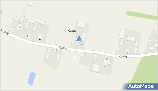 Kussy, Kussy, 8, mapa Kussy