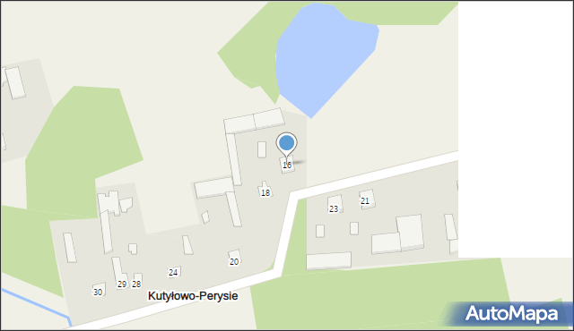 Kutyłowo-Perysie, Kutyłowo-Perysie, 16, mapa Kutyłowo-Perysie