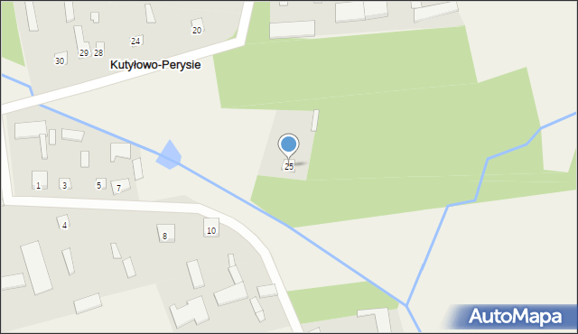 Kutyłowo-Perysie, Kutyłowo-Perysie, 25, mapa Kutyłowo-Perysie