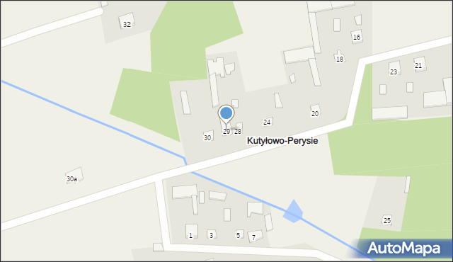 Kutyłowo-Perysie, Kutyłowo-Perysie, 29, mapa Kutyłowo-Perysie