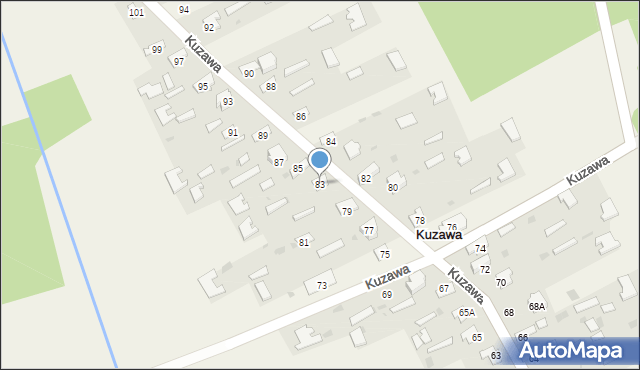 Kuzawa, Kuzawa, 83, mapa Kuzawa