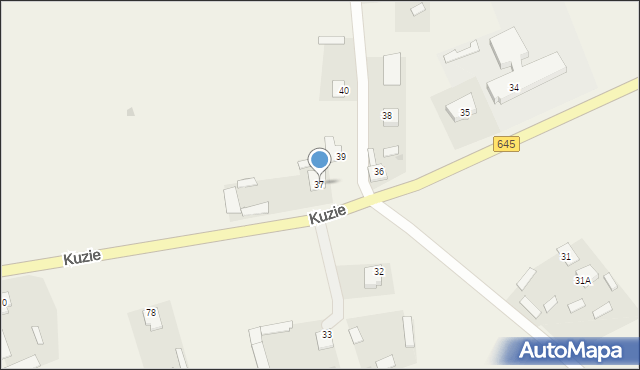 Kuzie, Kuzie, 37, mapa Kuzie