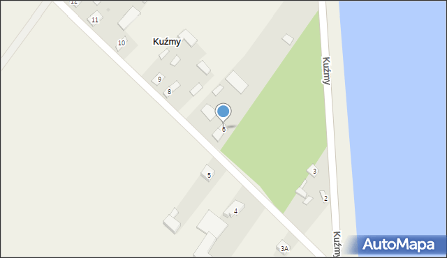 Kuźmy, Kuźmy, 6, mapa Kuźmy