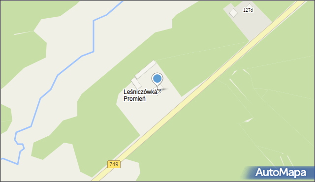 Kuźnica, Kuźnica, 126, mapa Kuźnica