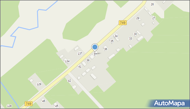 Kuźnica, Kuźnica, 37, mapa Kuźnica