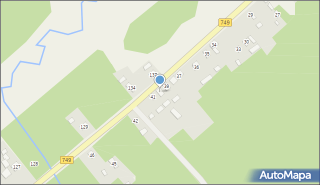 Kuźnica, Kuźnica, 40, mapa Kuźnica