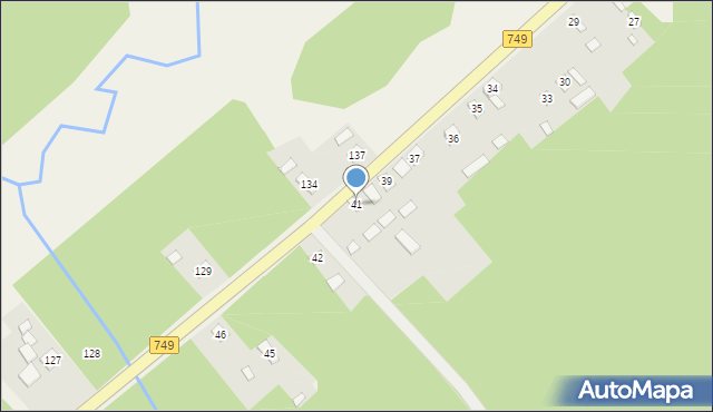 Kuźnica, Kuźnica, 41, mapa Kuźnica