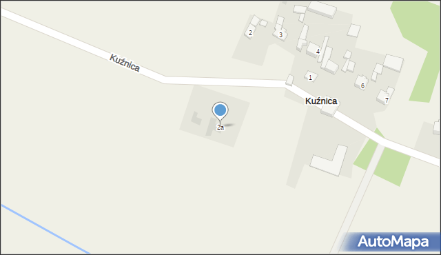 Kuźnica, Kuźnica, 2a, mapa Kuźnica