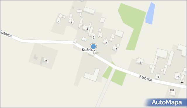 Kuźnica, Kuźnica, 5, mapa Kuźnica