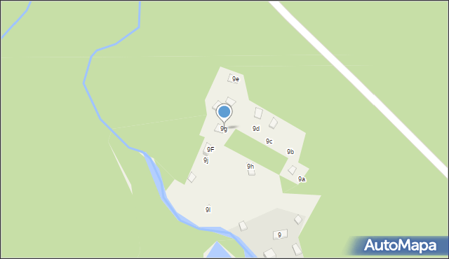 Kuźnica, Kuźnica, 9g, mapa Kuźnica