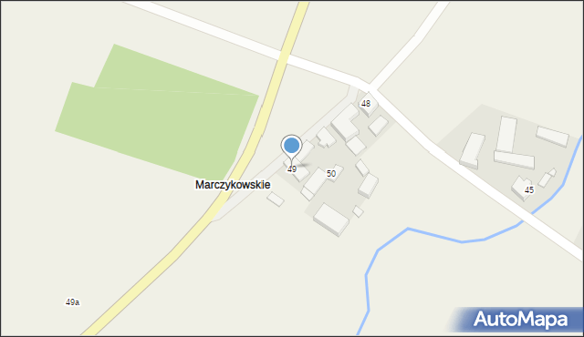 Kuźnica Bobrowska, Kuźnica Bobrowska, 49, mapa Kuźnica Bobrowska