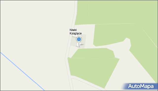 Kuźnica Kącka, Kuźnica Kącka, 1, mapa Kuźnica Kącka