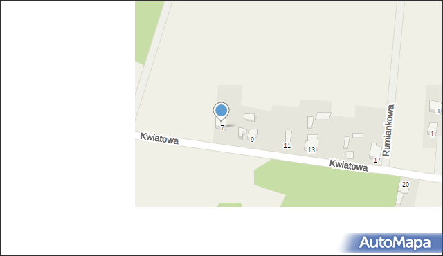 Kuźnica Stara, Kuźnica-Folwark, 1A, mapa Kuźnica Stara