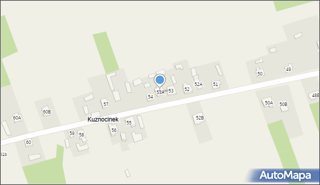 Kuznocin, Kuznocin, 53A, mapa Kuznocin